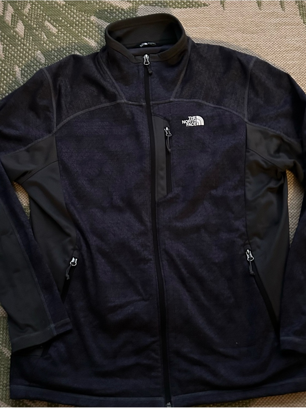 The North Face Men’s Canyonland Hybrid Full-Zip Jacket in Charcoal XL